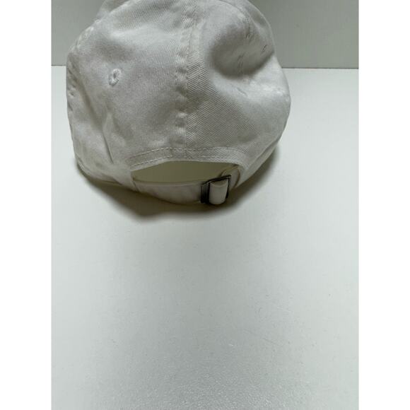 Nike Swoosh Logo Golf Ball Cap Hat White Mens Adjustable One Size - Picture 6 of 6